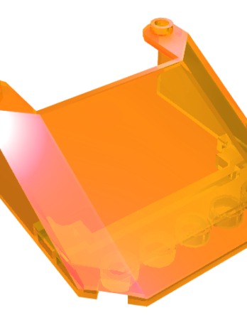 28782 – Windscreen 6 x 6 x 2 with 2 Studs on Top