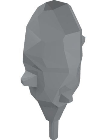 60674 – Minifigure, Weapon Club with Spikes – Large