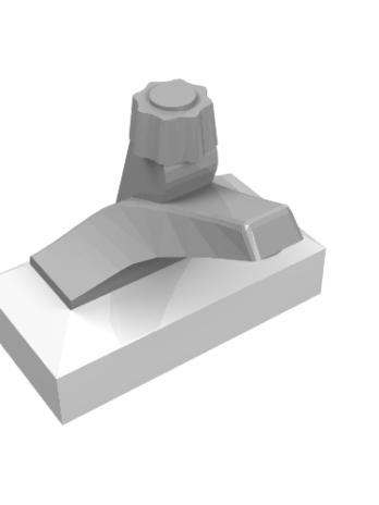 69c01 – Tap 1 x 2 Base with Light Gray Spout (69 / 70)